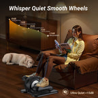 Utryup Under Desk Elliptical Machine, Electric Elliptical Machine While Sitting For Seniors With Remote Control, 12-Speed Adjust