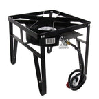 M.D.S Cuisine Cookwares Single High Pressure Gas Burner Square Patio Outdoor Stove Propane Camping Heavy Duty