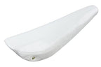 Lowrider 20'' Banana Saddle Sparkle White. Bike Seat, Bicycle Seat, Bike Part, Bicycle Part, Bike Seat, Bicycle Seat, Chopper Bi
