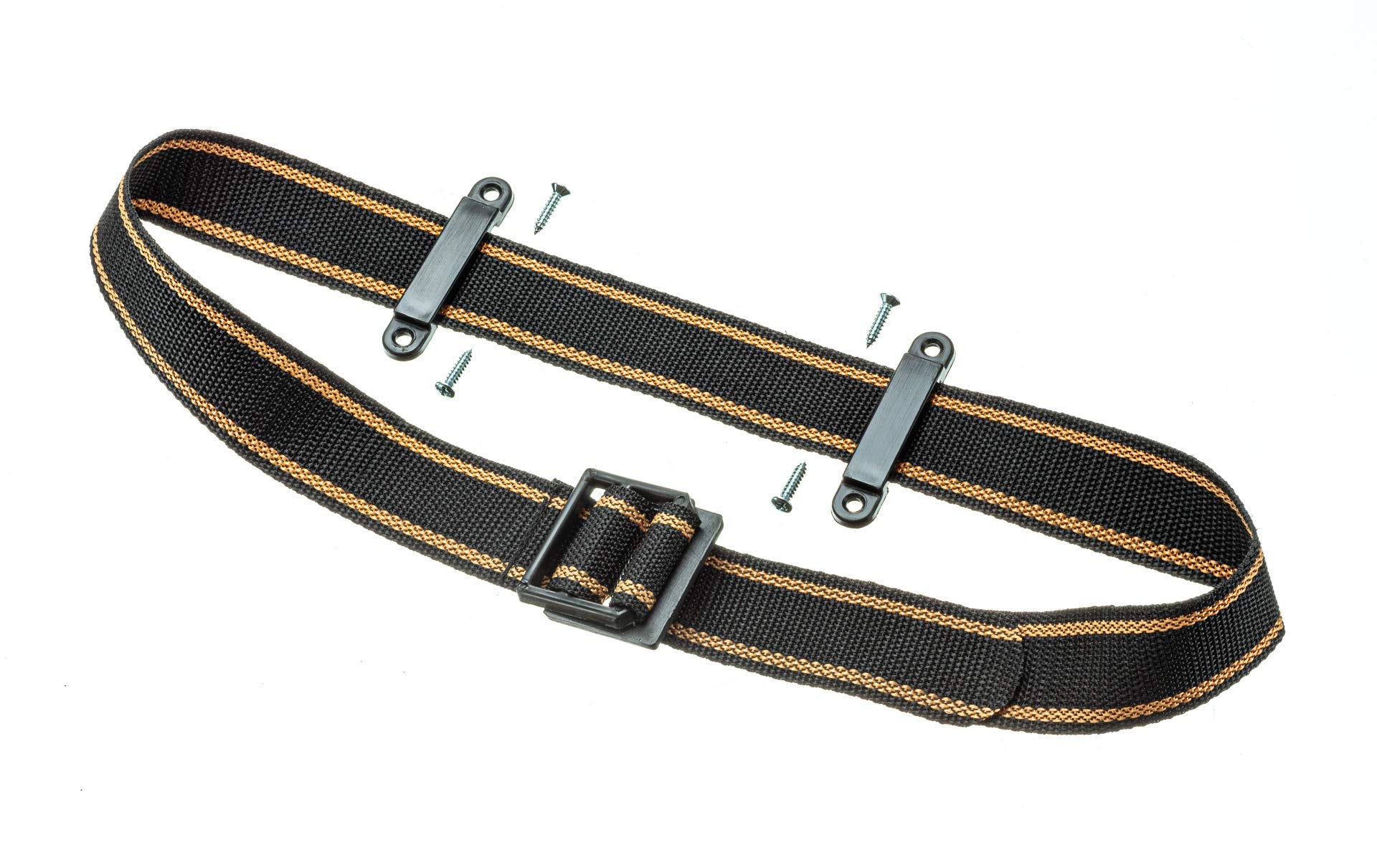 Attwood 9013-3 Battery Box Hold-Down Strap Kit - Medium, Strap With Firm-Grip Buckles, Footman Clamps, Screws Included