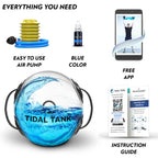 Tidal Tank Sphere - Original Aqua Ball With Water Weight - Sandbag Alternative, Ultimate Core And Balance Workout - Portable Sta