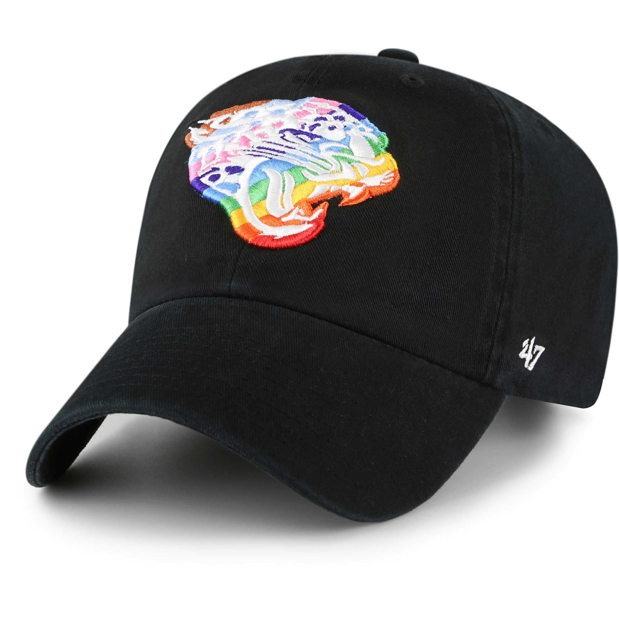 47 Men'S Black Jacksonville Jaguars Pride Cleanup Adjustable Hat