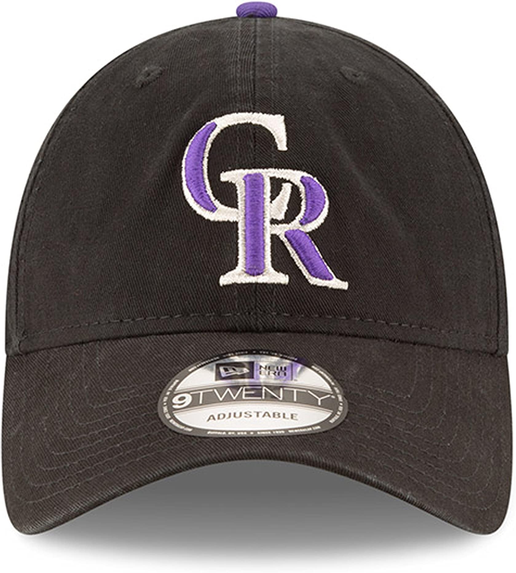 New Era Mlb Core Classic 9Twenty Adjustable Hat Cap One Size Fits All (Colorado Rockies)