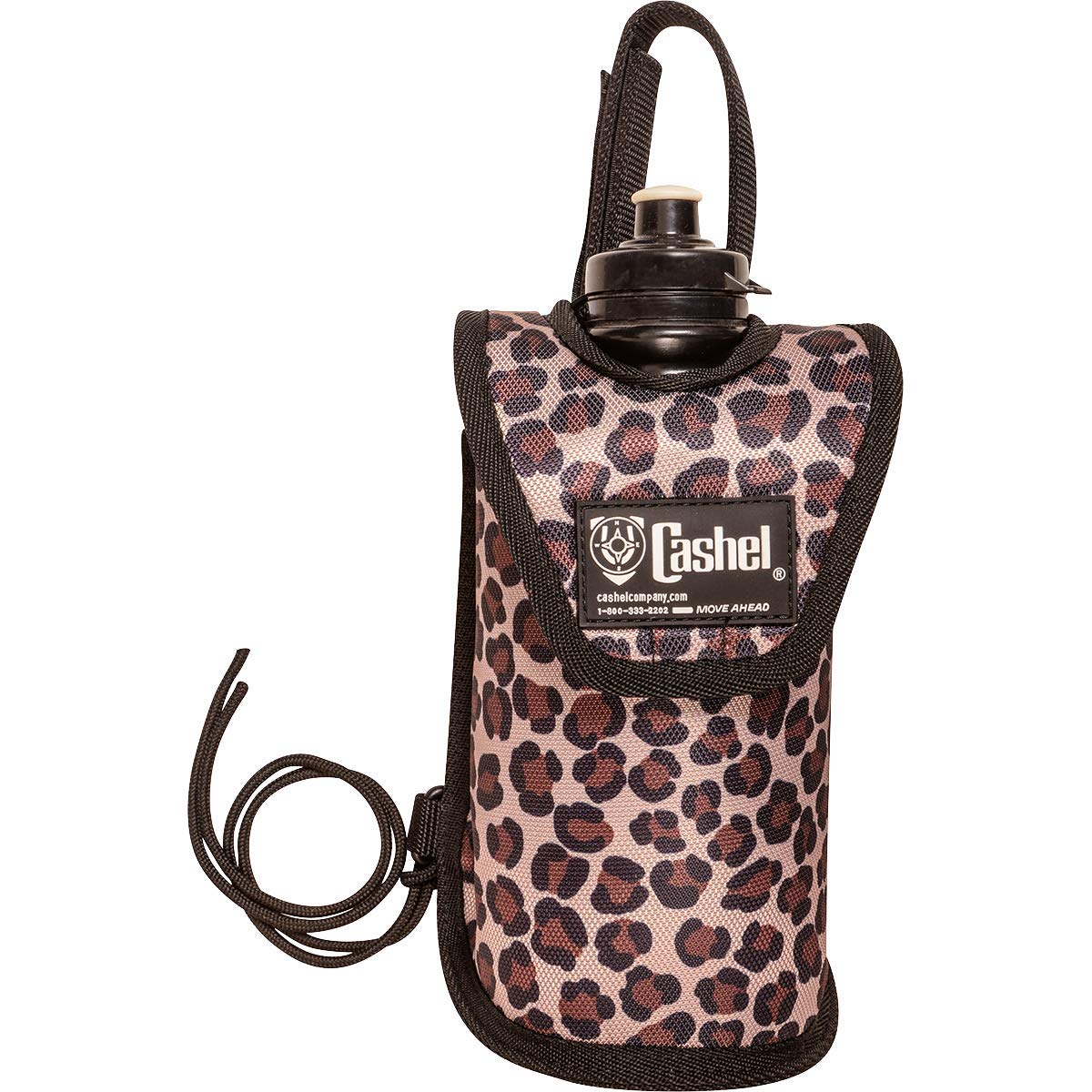 Cashel Pommel Saddle Bag Bottle Holder, Leopard