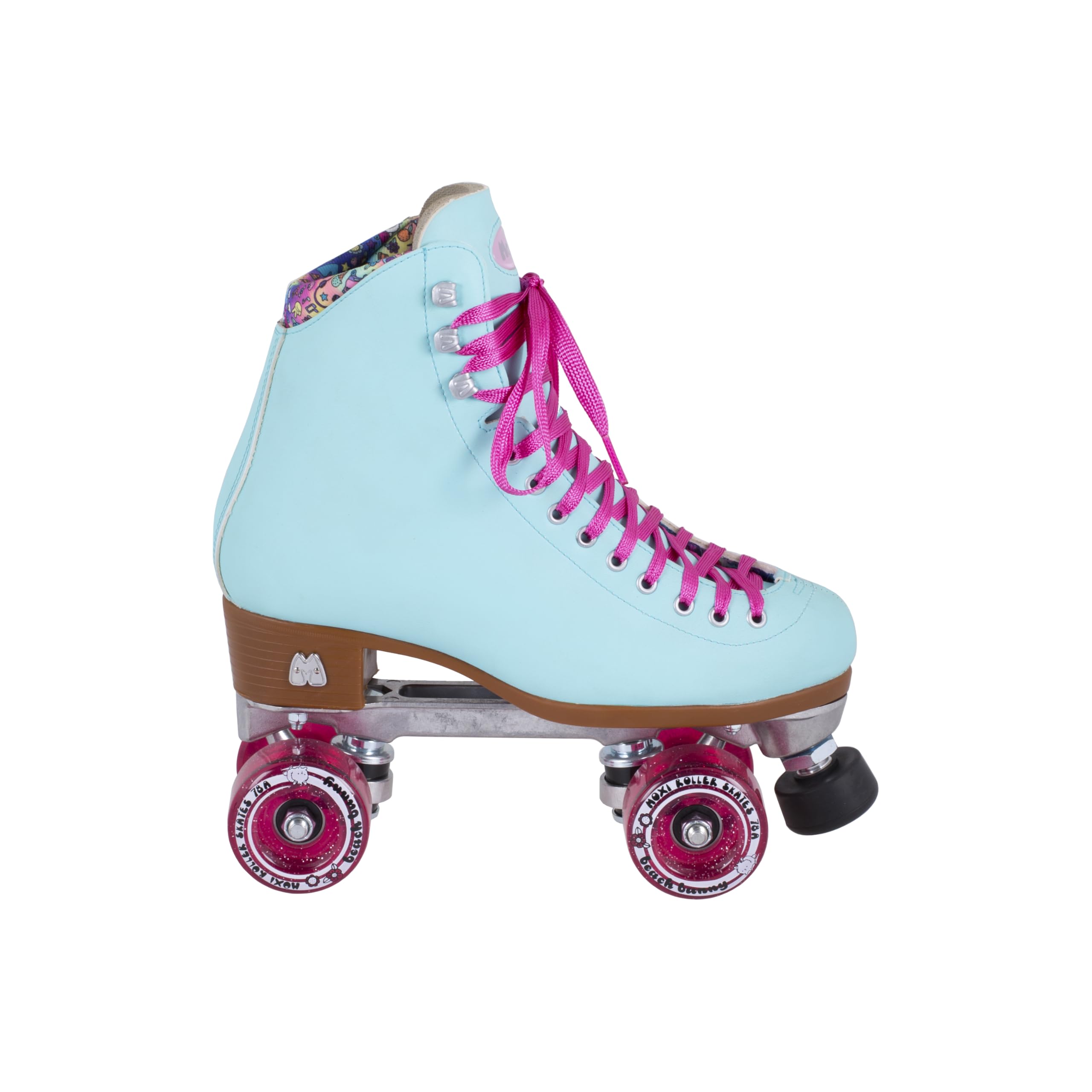 Moxi Beach Bunny Roller Skates - Fashionable Womens Roller Skates | Blue Sky | Size 8