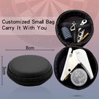 Dart Accessory Kit For Soft Tip And Steel Tip With Dart Rubber O Ring, Dart Sharpener, Dart Wrench Tool, Shaft And Dart Point Re
