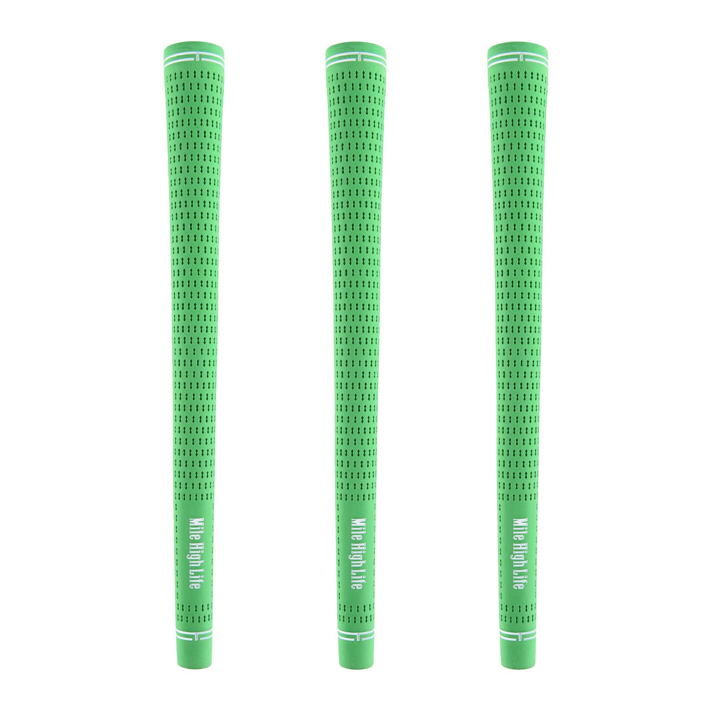 Mile High Life Golf Grips  Standard Golf Club Grips  3 Pack Or 13 Pack Golf Grips Bundle  Entry Level Rubber Golf Grip For Men, 