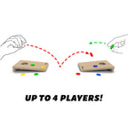 Gosports Coinshot Mini Tabletop Cornhole Game Set - Great Party Game For Travel - For Kids And Adults