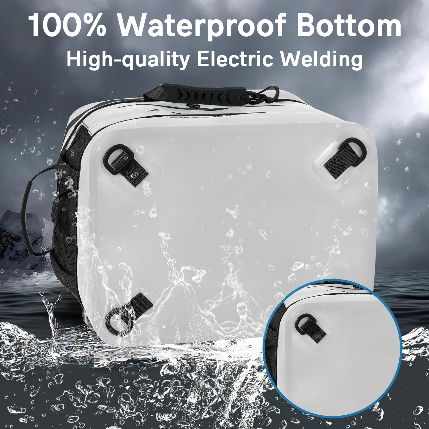 Morxplor Waterproof Pvc Material Paddleboard Cooler Deck Bag,40 Cans Sup Deck Cooler Bag,Cooler Bag For Paddleboard,Lunch Box Co