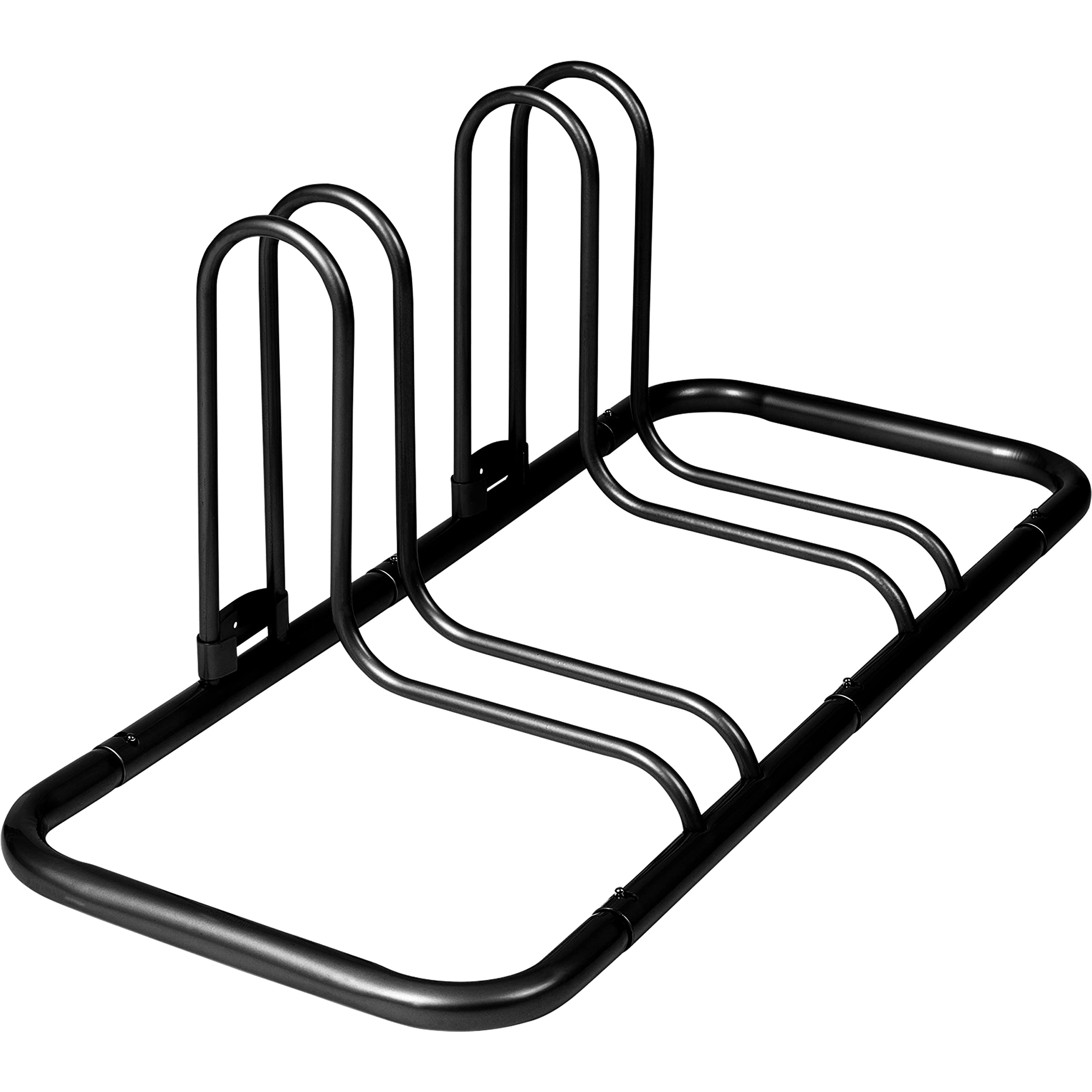 Retrospec Stash Rack Floor Stand Bike Storage for Mountain, Road & Kids Bicycles - Weather Resistant Steel Garage Bike Rack with