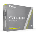 WILSON 2024 Staff Model X Golf Ball - 12 Balls, Yellow