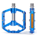 Mountain Bike Pedals with 3 Seal Bearing - 9/16 MTB Pedals Platform Lightweight - Non-Slip Bicycle Pedals for BMX MTB