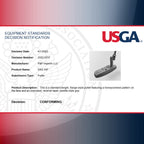 Gosports Gs2 Tour Golf Putter - 34Right-Handed Mallet Putter With Milled Face, Choose Oversized Fat Grip Or Traditional Grip