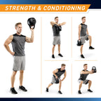 Marcy Soft Kettlebell with Handle for Weightlifting, Conditioning, Strength Training, Core Training for Full Body Workout 10lb S