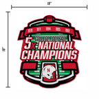 Rico Industries Ncaa Nebraska Cornhuskers Champ Shape Cut Pennant - Home And Living Room D  Cor - Soft Felt Ez To Hang