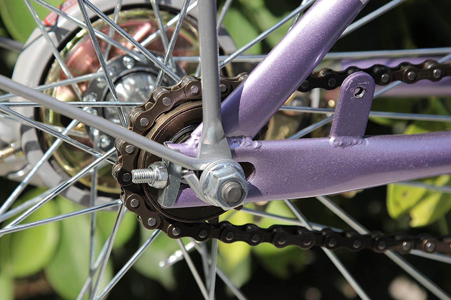 Zonkie Bike Chain Single-Speed, Bicycle Chain 1 Speed, 12 A 18 Inch,116 Links