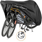 Szblnsm Bike Cover For 1, 2 Or 3 Bikes - Outdoor Waterproof Bicycle Covers - 420D Heavy Duty Ripstop Material Offers Constant Pr