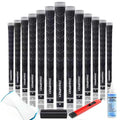 CHAMPKEY Y-PRO Performance Rubber Golf Grips 13 Pack with All Repair Kits - All Weather Control Golf Club Grips - Excellent Trac