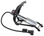 Schwinn Air Base Foot Pump, Air-Zoned Pressure Gauge, High Pressure Foot Pump, Dual Head Nozzle Fits Both Schrader And Presta, U