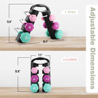LIONSCOOL Neoprene Coated Dumbbell Weights (Sea 1lb Pair)