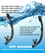 Snorkeling Gear For Adults Snorkel Mask Set Scuba Diving Mask Dry Snorkel Swimming Glasses Swim Dive Mask Nose Cover Youth Free