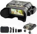 WOSPORTS 4K Infrared Night Vision Goggles - 1300FT Range, 8X Digital Zoom, 32GB Card, 15H Battery, Suitable for Camping, Gift fo