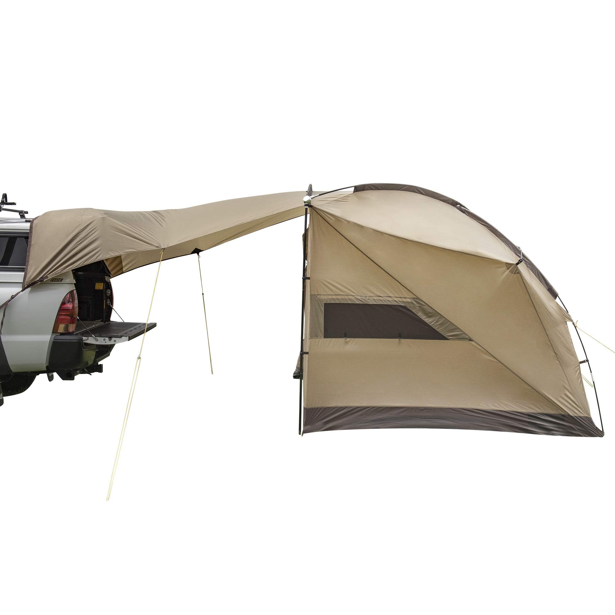 Sjk- Slumber Shack 4 Person Tent - Stand-Alone Or Vehicle Based 4 Person Camping Tent
