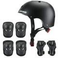 Celoid Kids Helmet Pad Set,Adjustable Kids Skateboard Bike Helmet Knee & Elbow Pads Wrist Guards 5-8 Years Kids Protective Gear 
