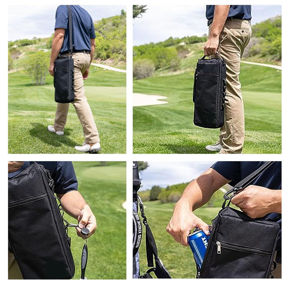 Ultimate Cooler Bag For Golf, Sports, Outdoor Enthusiasts: Convenient Insulated Travel Bag With Ice Packs And Koozies - Enjoy Co