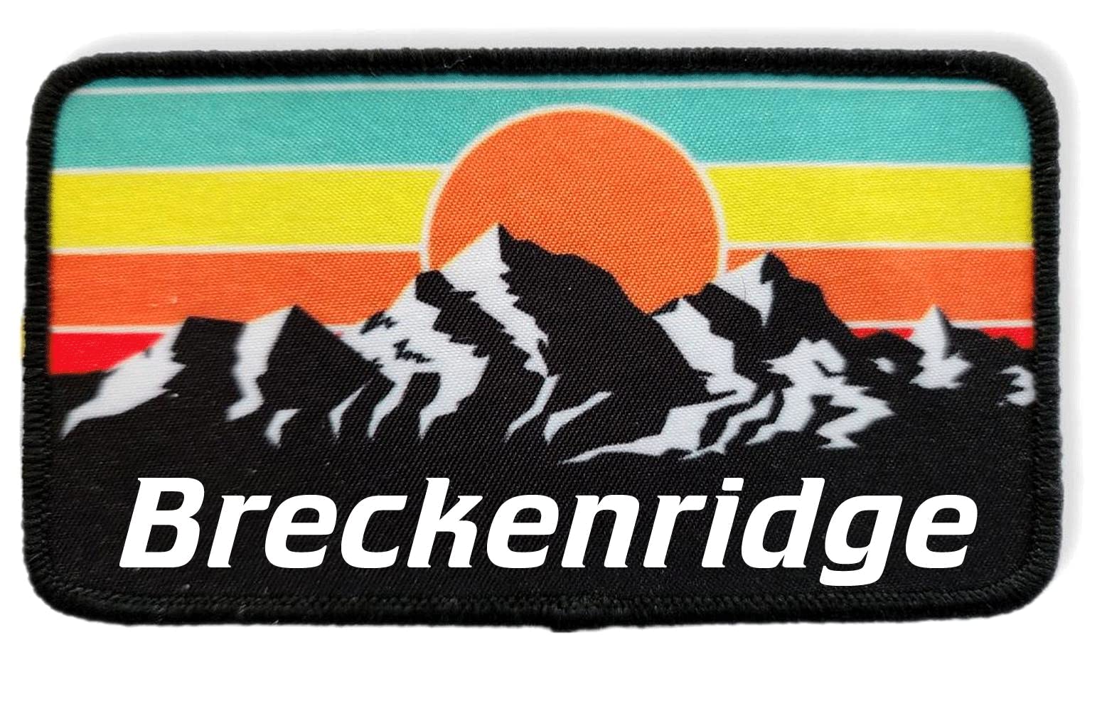 Thatsrad Ski Resort Patch Sunset Mountain Colorado Skiing (Breckenridge)
