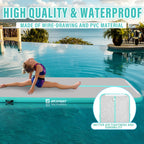 Aksport Air Mat Tumble Track 10Ft 13Ft 16Ft 20Ft Inflatable Gymnastics Mat Air Tumbling Mat With Air Pump For Home Use/Tumble/Gy