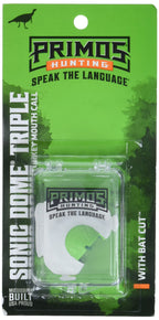 Primos Hunting Ps1175 Turkey Mouth Call, Sonic Dome Triple With Bat Cut