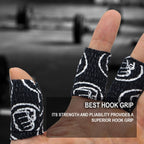Wod Nation Weightlifting Hook Grip Tape - 3 Pack 23 Feet Long Sticky, Comfortable & Stretchy Athletic Tape For Weight Lifting Fo