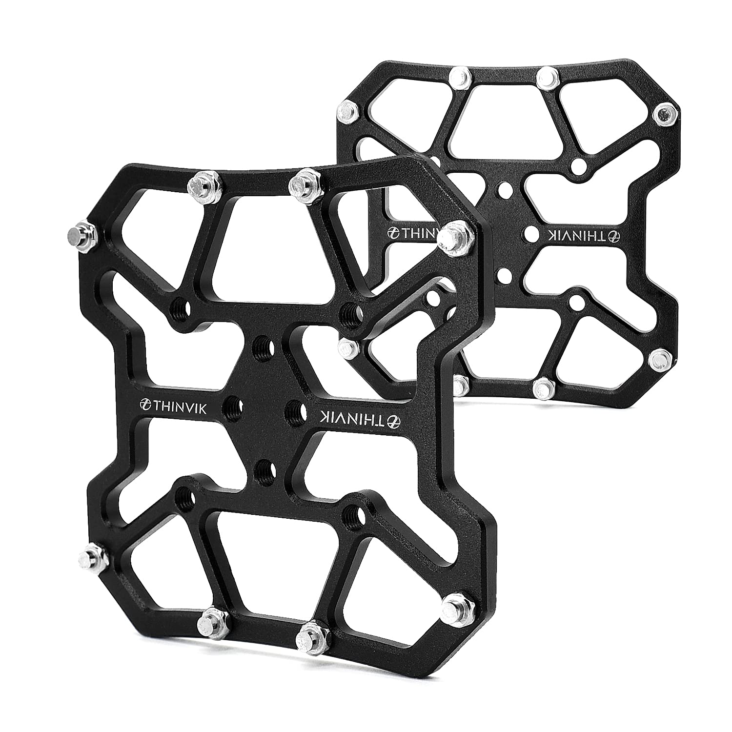 Thinvik Bike Clipless Pedal Platform Adapters Compatible With Shimano Spd-Sl/Spd,Look Keo/Delta,Peloton Bike Pedals And Cleats,C