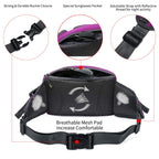 Tudequ Dog Walking Fanny Pack Large Hiking Waist Pack Waist Bag With 2 Hidden Water Bottle Holder For Men Women,Water Resistant