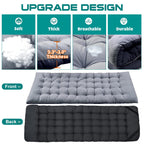 Lilypelle Folding Camping Cot Xl, Heavy Duty Sleeping Cots With Carry Bag, Double Layer Oxford Portable Travel Camp Cots For Hom