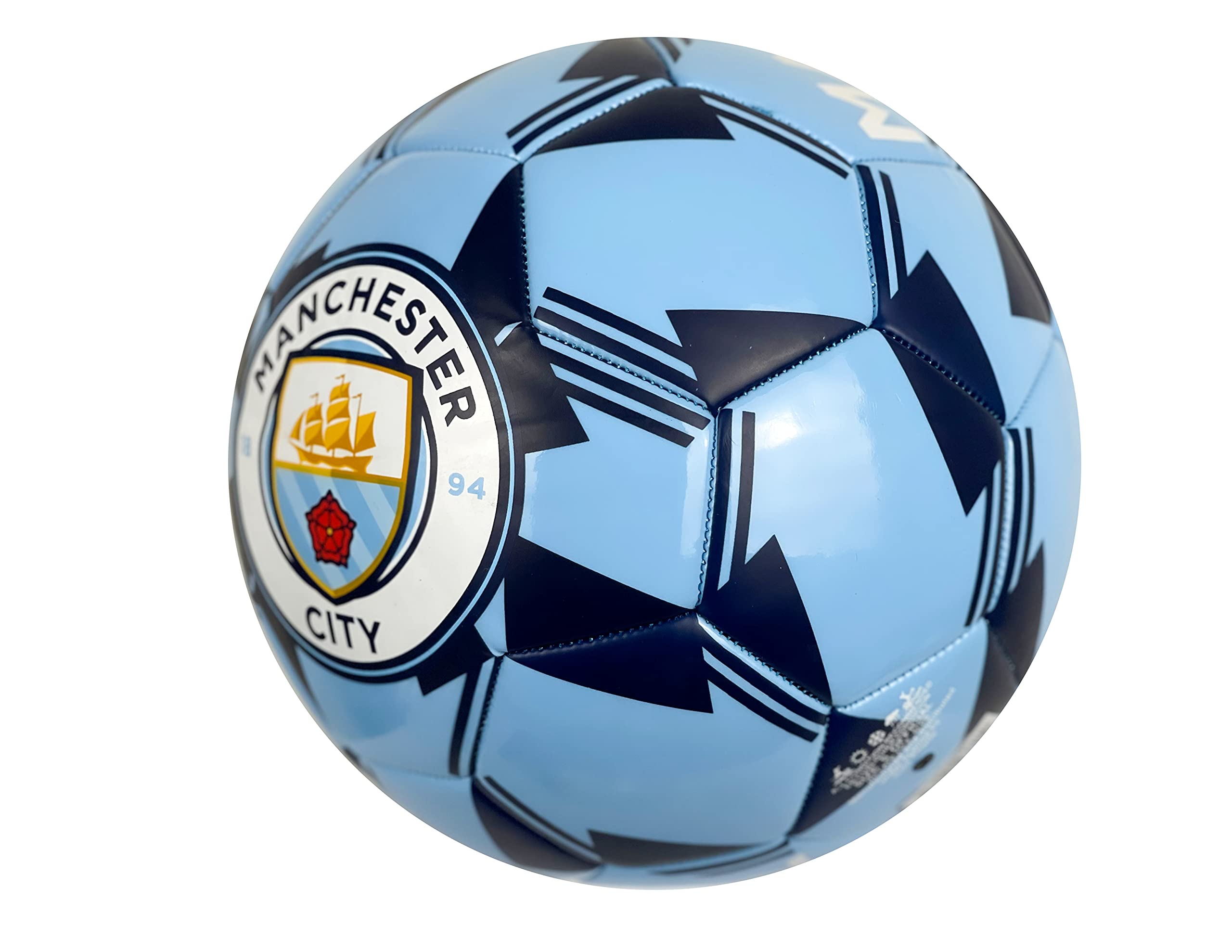 Manchester City Soccer Ball #4, Licensed M City Ball (Size 4)