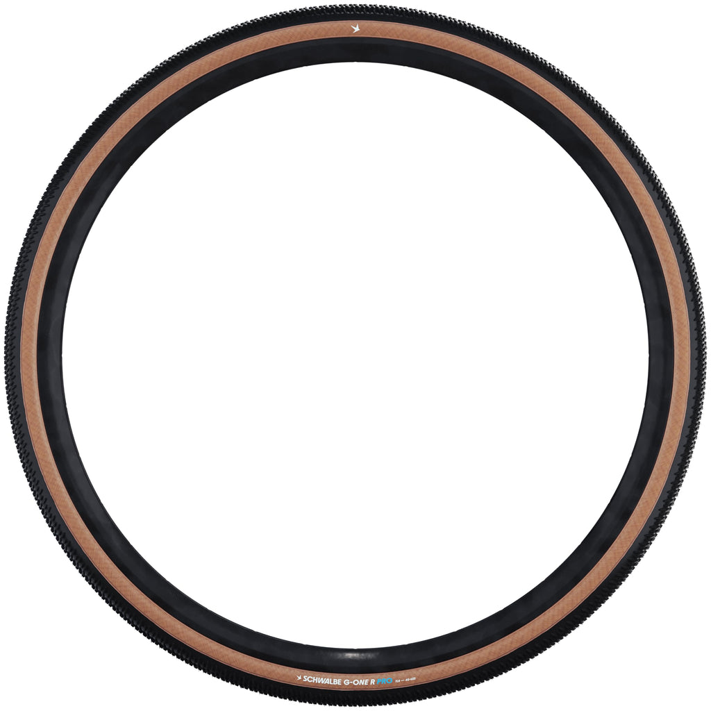 Schwalbe G-One R Pro Evo Super Race V-Guard Tlr Folding Tyre, Transparent Sidewall, 700X40C (40-622 | 28X1.50)