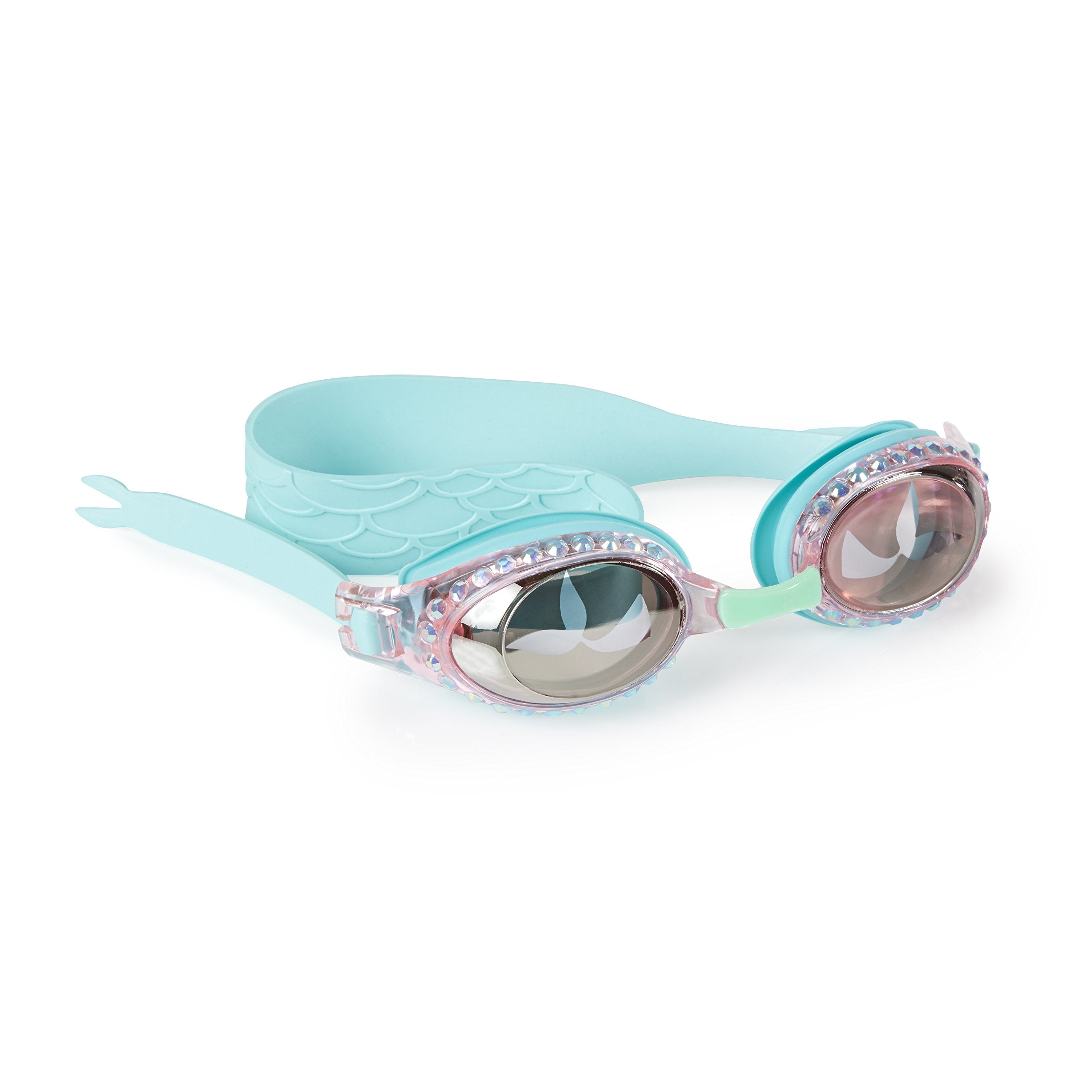 Bling2o Girls Mermaid Classic Swim Goggles (Little Kids/Big Kids) Blue Sushi One Size