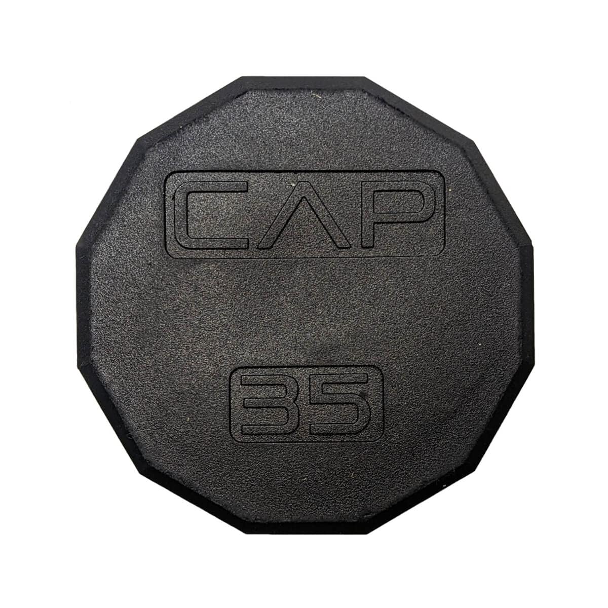 Cap Barbell 12-Sided Coated Dumbbell, 35 Lb
