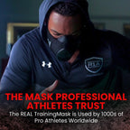 Training Mask - Workout Training Mask 30, Breathable Cardio Training Mask For Running, Cycling And Exercise, Black Mask, Large