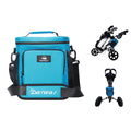 Darwav Golf Cooler, 12-Can Insulated Soft Cooler Bag, Fits On Golf Push Cart (Black)
