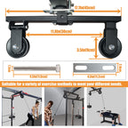 Korikahm Upgraded Cable Pulley System Gym, Lat Pull Down Machine For Home Gym Equipment, Weight Pulley System For Cable Machine,