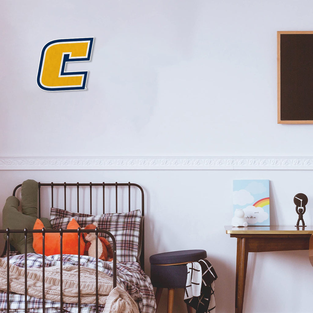 Rico Industries Ncaa Tennessee-Chattanooga Mocs Primary Shape Cut Pennant - Home And Living Room D  Cor - Soft Felt Ez To Hang