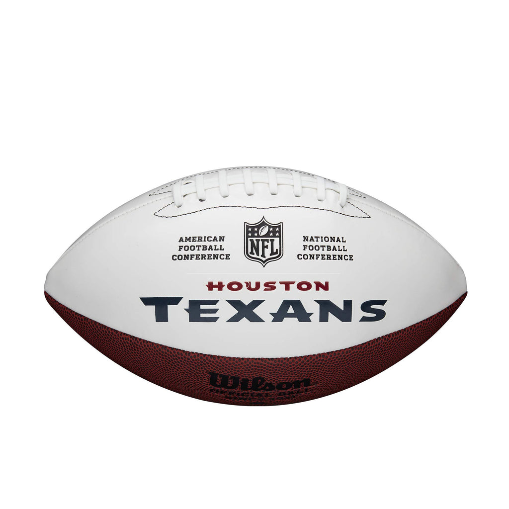 Wilson Nfl Live Signature Autograph Football - Official Size, Houston Texans