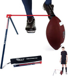True Strike Pro Football Kicking Tee - The Ultimate Football Kicking Stand Football Tee Holder Compatible With All Ball Sizes - 