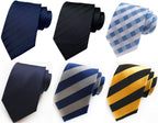 Weishang Lot 6 Pcs Classic Mens Silk Tie Necktie Woven Jacquard Neck Ties