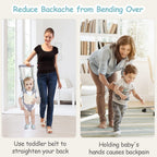 Ocanoiy Baby Walking Harness Handheld Baby Walker Assistant Belt Adjustable Toddler Infant Walker Safety Harnesses Standing Up A