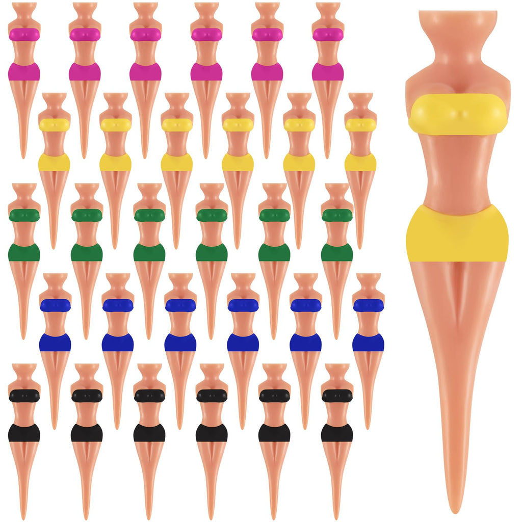 Funny Golf Tees Lady Girl Golf Tees, 76 Mm/ 3 Inch Plastic Pin Up Golf Tees, Home Women Golf Tees For Golf Training Accessories