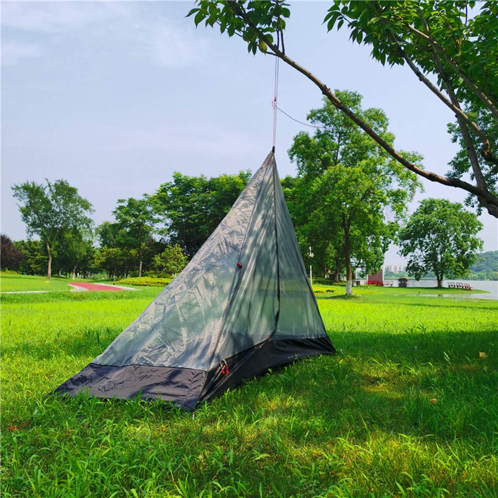 Genma0 Ultralight Half Mesh Tent For Tipi Hot Tent 1-2 Person Mesh Camping (2 Person Mesh For 4-6 Person Tipi Tent)